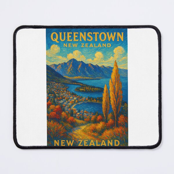 Item preview, Queenstown Skyline and Autumn Hillside in Central Otago designed and sold by Places On Earth.