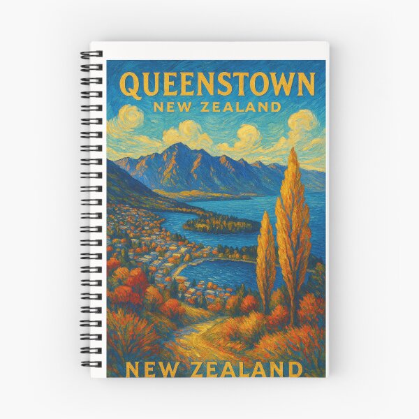 Item preview,  Queenstown Skyline and Autumn Hillside in Central Otago designed and sold by Places On Earth.