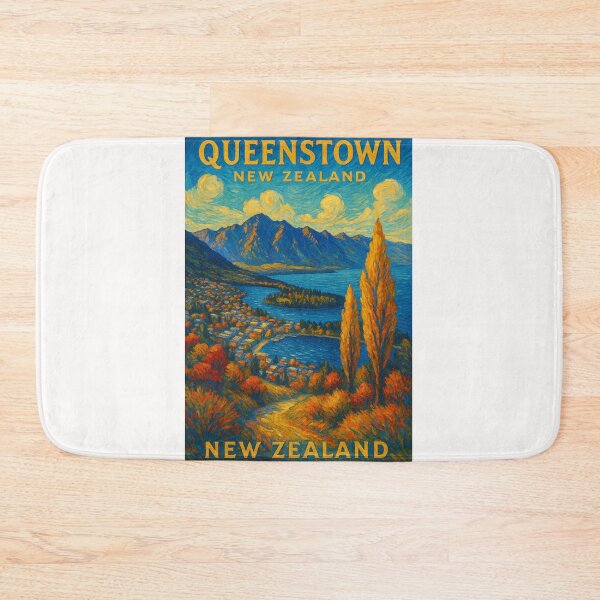 Item preview,  Queenstown Skyline and Autumn Hillside in Central Otago designed and sold by Places On Earth.