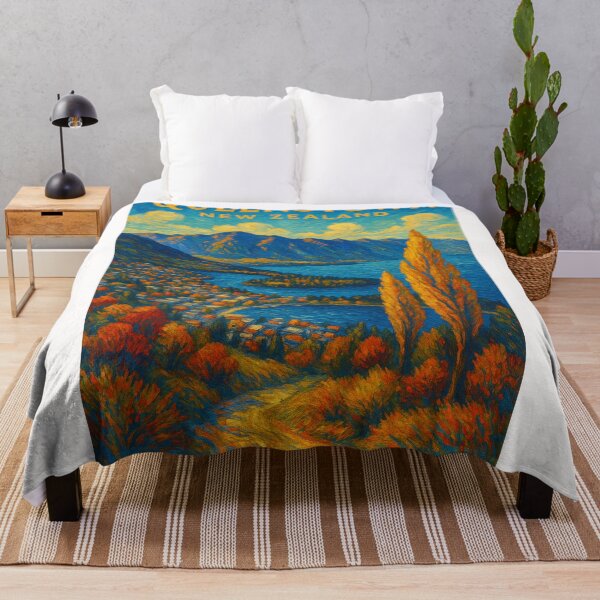 Item preview,  Queenstown Skyline and Autumn Hillside in Central Otago designed and sold by Places On Earth.