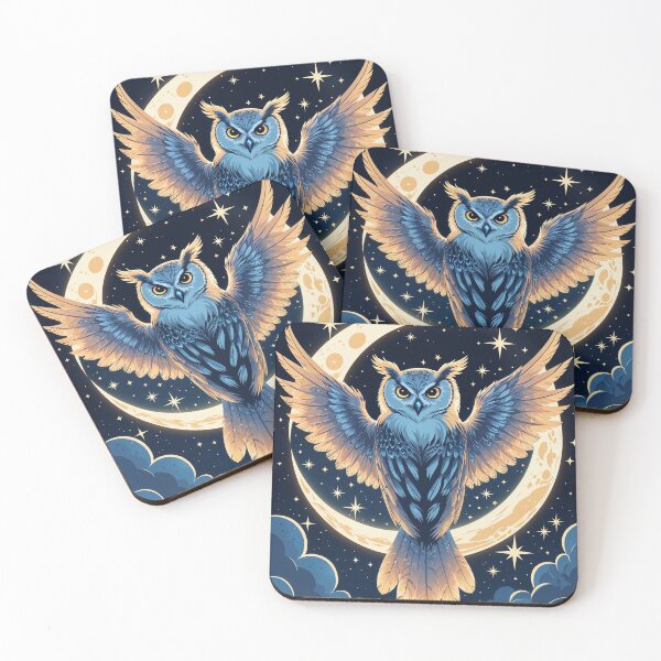 Item preview, Majestic Owl designed and sold by Prachodayat Artworks.