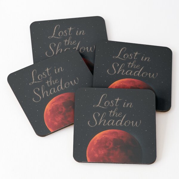 Item preview, Lost in the Shadow – Lunar Eclipse Cosmic Art designed and sold by KAYJAY DESIGNS.