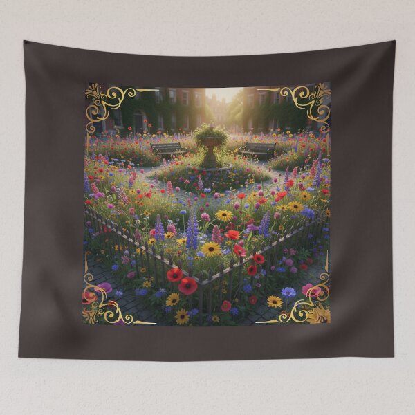 Item preview, Flowery courtyard designed and sold by Studio Yvonne .