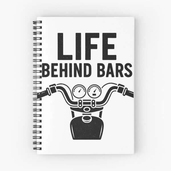 Item preview, Life Behind Bars – Funny Motorcycle Rider Handlebar Design designed and sold by fjurcev.
