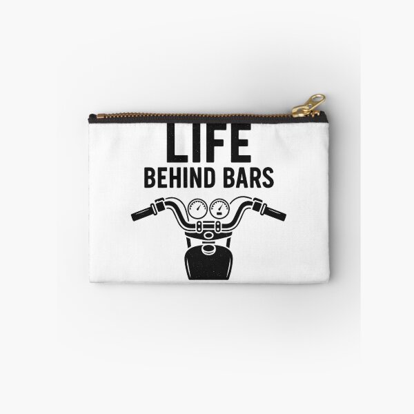 Item preview, Life Behind Bars – Funny Motorcycle Rider Handlebar Design designed and sold by fjurcev.