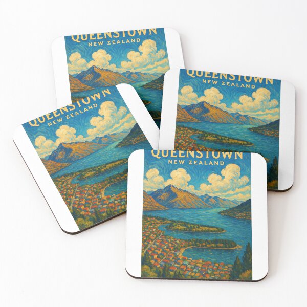 Item preview,  Lake Wakatipu and Queenstown Skyline, New Zealand designed and sold by Aryabek.