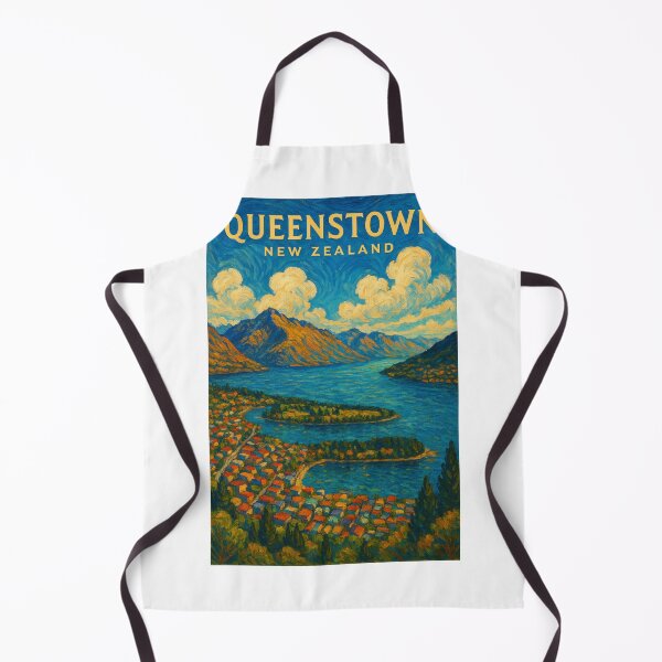 Item preview, Lake Wakatipu and Queenstown Skyline, New Zealand designed and sold by Aryabek.