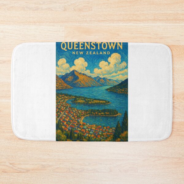 Item preview,  Lake Wakatipu and Queenstown Skyline, New Zealand designed and sold by Aryabek.