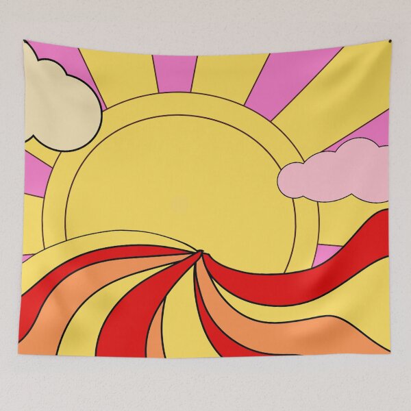 Item preview, retro sunset pattern design shirts designed and sold by anandsiva2703.