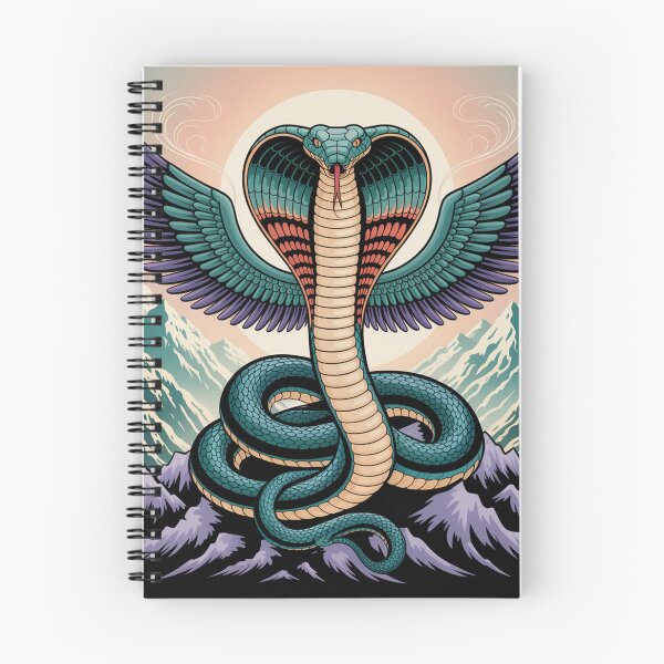 Item preview, А majestic cobra with a flared hood and  wings. designed and sold by Lilashakti ⭐️ ⭐️ ⭐️ ⭐️ ⭐️.