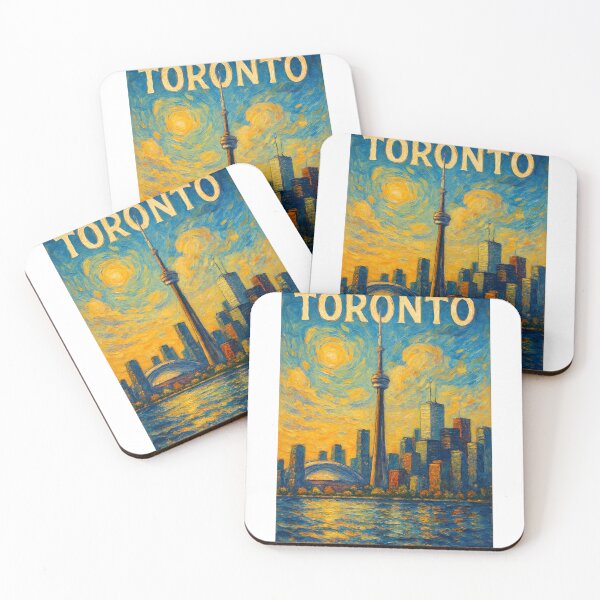 Item preview,  Toronto Skyline at Sunset with CN Tower and Rogers Centre designed and sold by Aryabek.