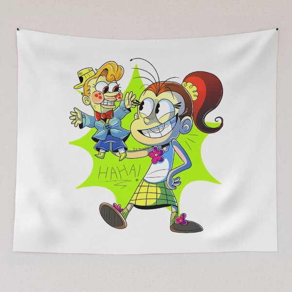 Item preview, Cartoon Family Big Funny Busy Vintage House in designed and sold by CheekyViviana.
