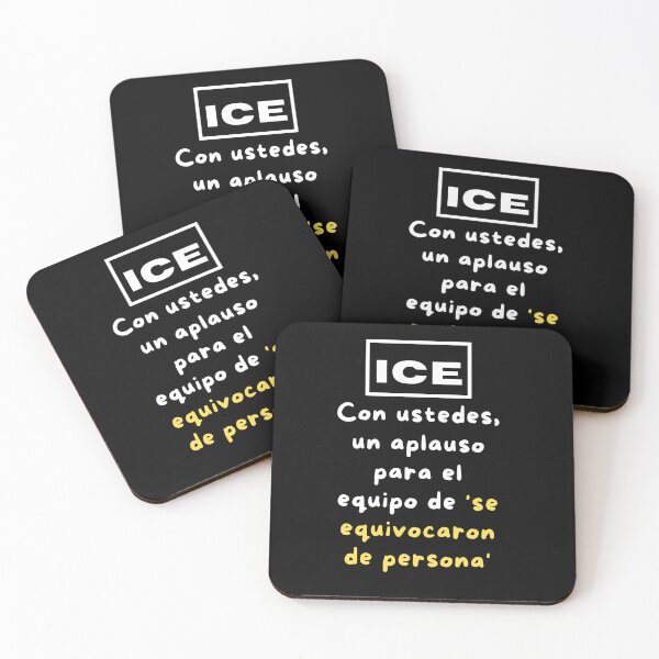 Item preview, Anti-ICE Design A round of applause for the Wrong Person Team designed and sold by DibuHumor.