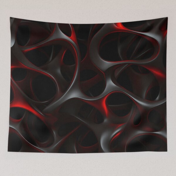 Item preview, Crimson Alloy Flow designed and sold by Kaleidoscope Print.