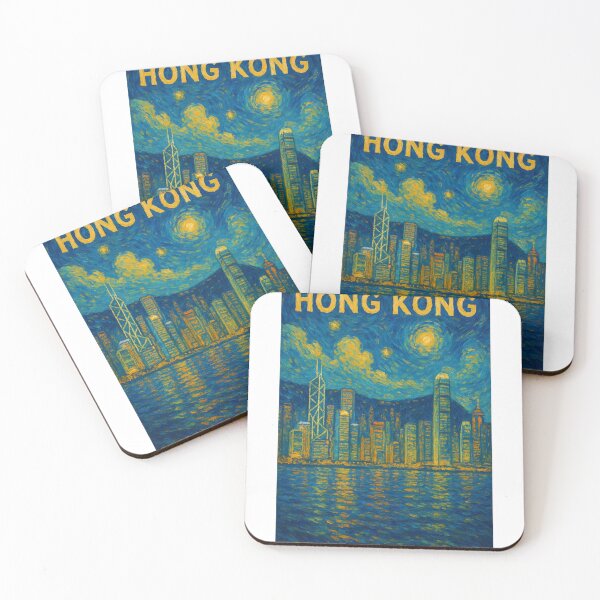 Item preview,  Hong Kong Skyline with Victoria Harbour and Bank of China Tower designed and sold by Aryabek.