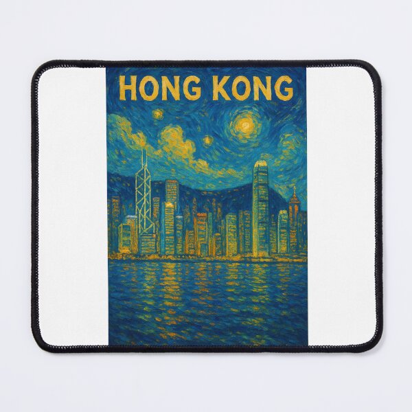 Item preview, Hong Kong Skyline with Victoria Harbour and Bank of China Tower designed and sold by Aryabek.