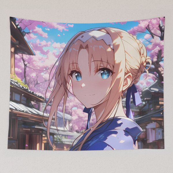 Item preview, Alice Zuberg Sword Art Online Anime Kimono Sakura Waifu designed and sold by GABRIELMURPHY.