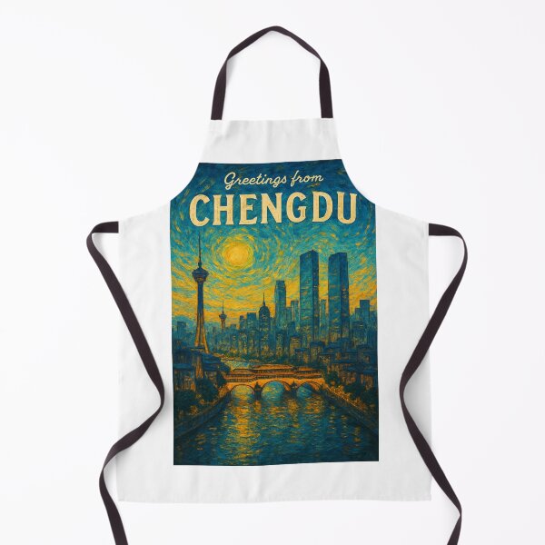 Item preview,  Chengdu Skyline with Anshun Bridge and Sichuan TV Tower designed and sold by Aryabek.