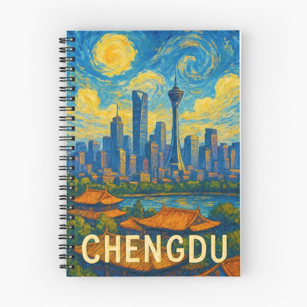Item preview,  Chengdu Skyline with Jin River and Modern Cityscape designed and sold by Aryabek.