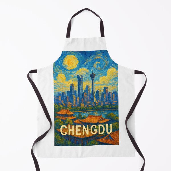Item preview,  Chengdu Skyline with Jin River and Modern Cityscape designed and sold by Aryabek.