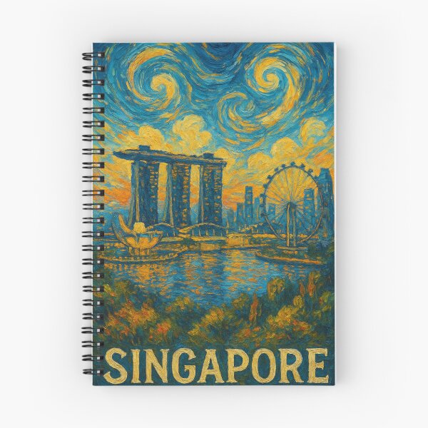 Item preview,  Sunset over Marina Bay with Marina Bay Sands and Singapore Flyer designed and sold by Aryabek.