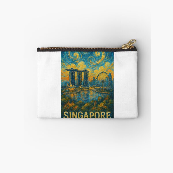 Item preview,  Sunset over Marina Bay with Marina Bay Sands and Singapore Flyer designed and sold by Aryabek.