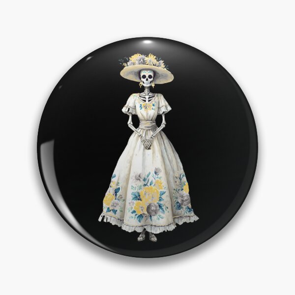 Item preview, La Catrina Vibrant Mexican Calavera dia de los muertos designed and sold by tanabe.