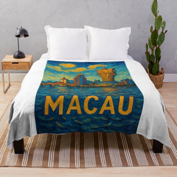 Item preview, Horizonte de Macao con el Gran Lisboa y el lago Nam Van designed and sold by Aryabek.