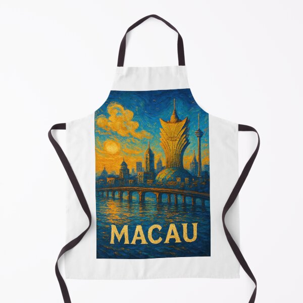 Item preview, Sunset in Macau with Grand Lisboa and Macau Tower designed and sold by Aryabek.