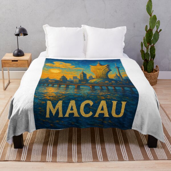 Item preview, Sunset in Macau with Grand Lisboa and Macau Tower designed and sold by Aryabek.