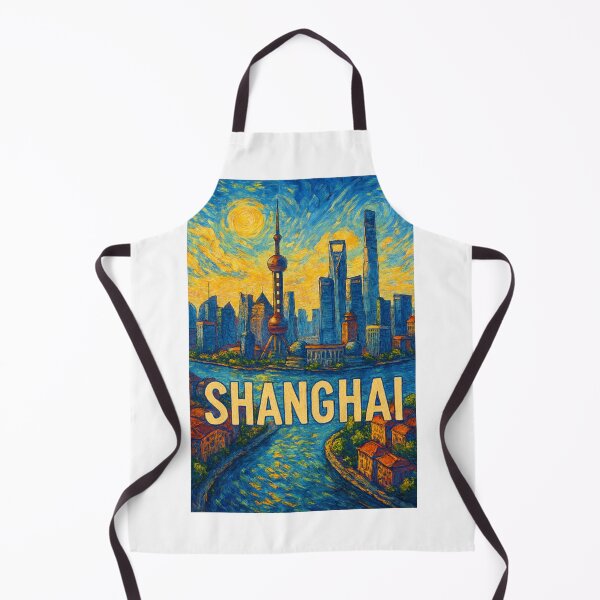 Item preview, Shanghai Skyline with Oriental Pearl Tower and Lujiazui designed and sold by Aryabek.