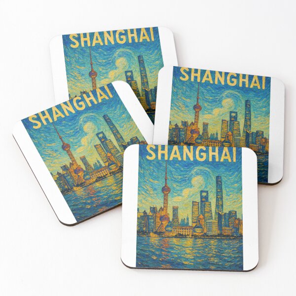Item preview,  Shanghai Skyline with Oriental Pearl Tower and Lujiazui District designed and sold by Aryabek.