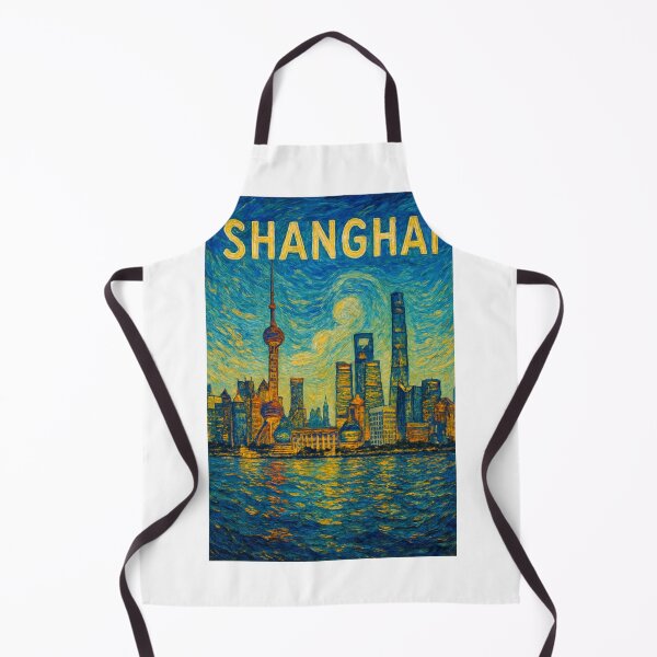 Item preview, Shanghai Skyline with Oriental Pearl Tower and Lujiazui District designed and sold by Aryabek.