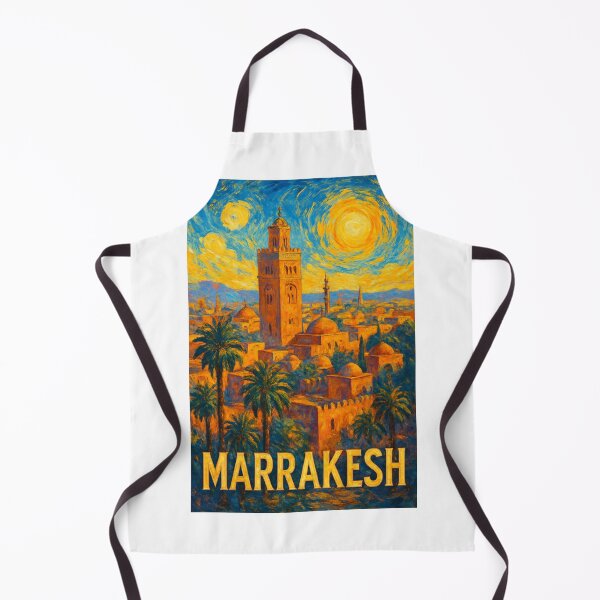 Item preview, Marrakesh Skyline with Koutoubia Mosque and Historic Medina designed and sold by Aryabek.