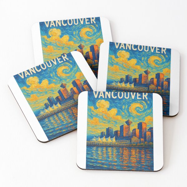 Item preview,  Vancouver Waterfront with Canada Place and Harbour Centre Tower designed and sold by Aryabek.