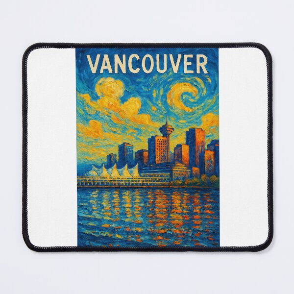 Item preview, Vancouver Waterfront with Canada Place and Harbour Centre Tower designed and sold by Aryabek.