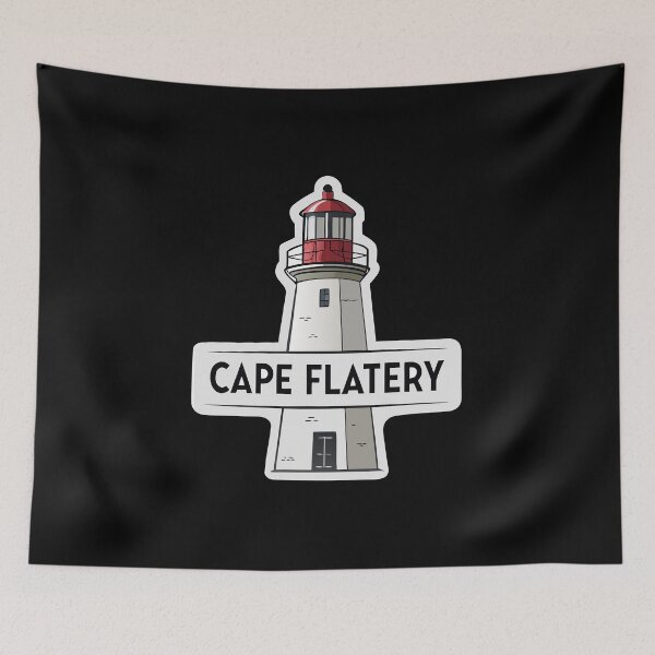Item preview, Cape Flattery Lighthouse Sticker – Bold Nautical Design, Pacific Northwest designed and sold by VividOrganica.