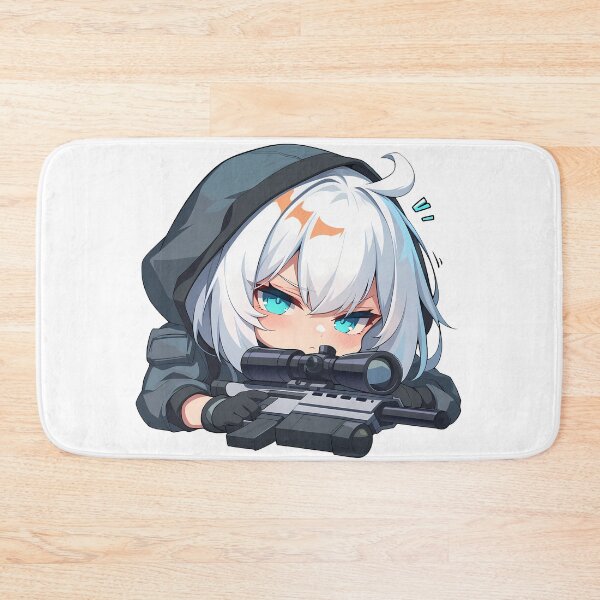 Item preview, Game Chibi kawaii Noelle Genshin Impact Sniper Military Precision designed and sold by GABRIELMURPHY.