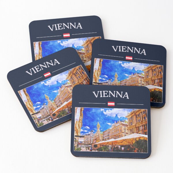 Item preview, Vienna Cityscape Tee | Austria Travel & Vintage Design designed and sold by Otaku Style.