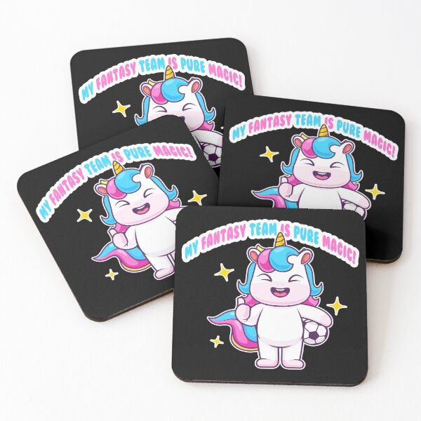 Item preview, Cute Unicorn Fantasy Football Soccer Magic – Kawaii Sports Fan Design designed and sold by NicolasMar.