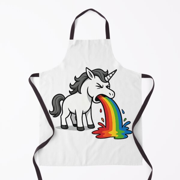 Item preview, Vomiting Unicorn – Funny Rainbow Design designed and sold by nkhookysun.