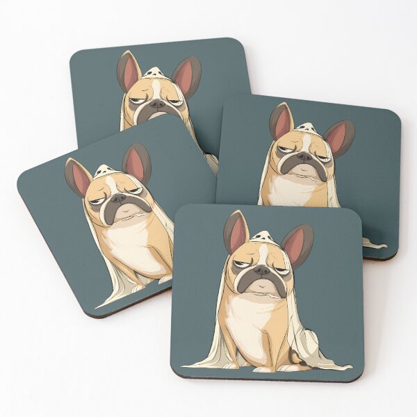 Item preview, Ghost French Bulldog designed and sold by purrfect pattern.
