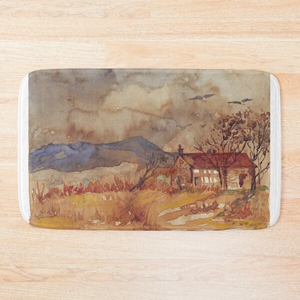 Item preview, A stone barn in coffee designed and sold by Maree Clarkson .