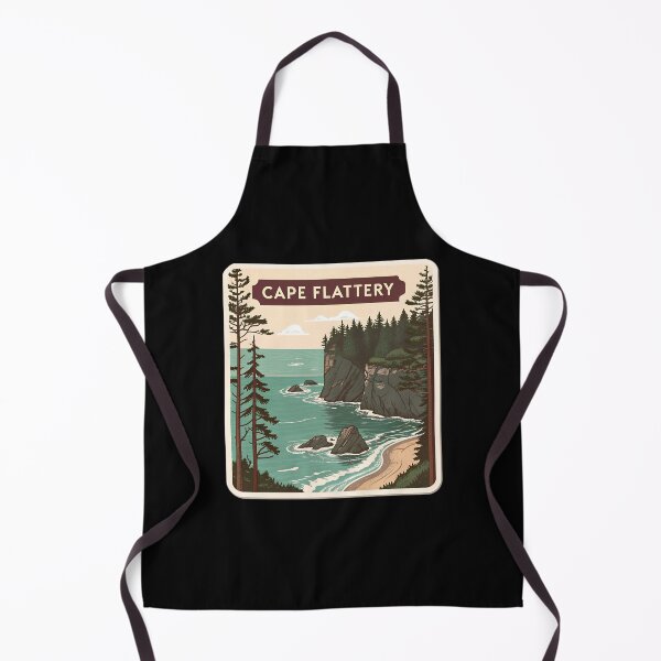 Item preview, Vintage Cape Flattery Washington Sticker – Pacific Northwest Coastal Landscape designed and sold by VividOrganica.