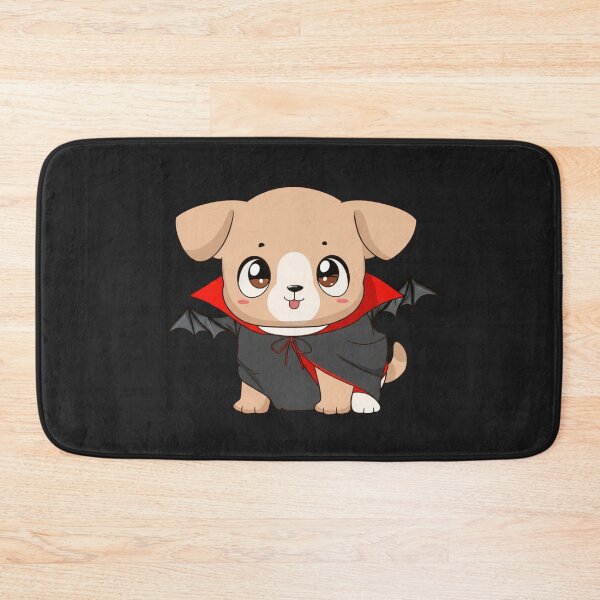 Item preview, Kawaii Vampire Dog with Bat Wings | Cute Chibi Halloween Anime Design designed and sold by ColorSplash123.