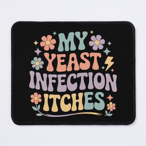 Item preview,  Funny Retro Yeast Infection Shirt – Groovy Pastel 70s Style Humor Tee designed and sold by VividOrganica.