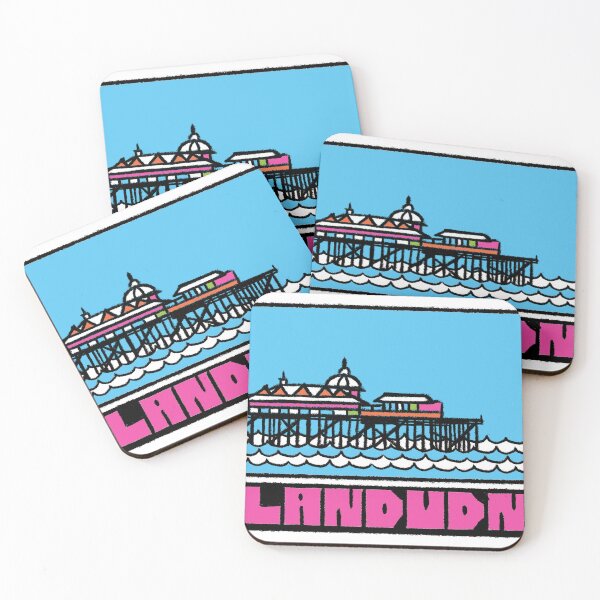 Item preview, Llandudno Pop Art – Colourful Welsh Seaside Illustration designed and sold by GWARTGB.