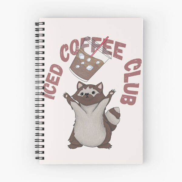 Item preview, Iced Coffee Club Raccoon Celebration (light beige) designed and sold by Basiinaa.