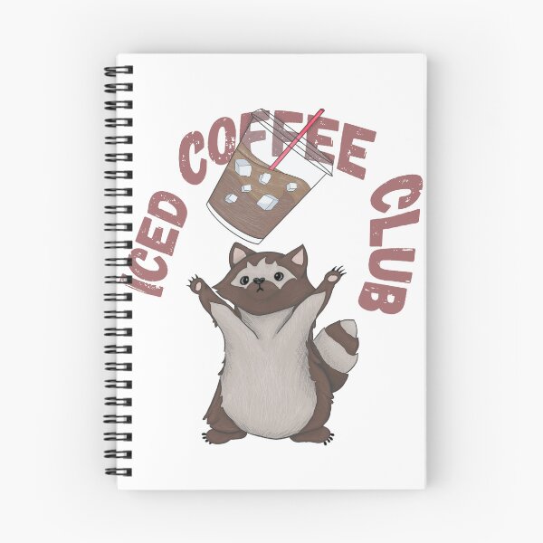 Item preview, Iced Coffee Club Raccoon Celebration designed and sold by Basiinaa.