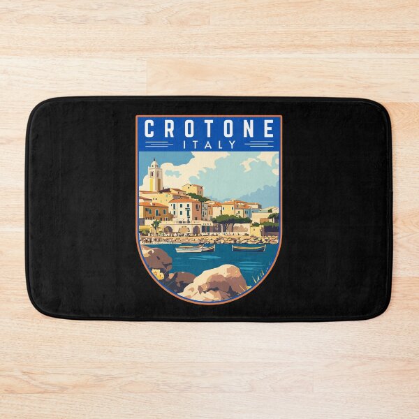 Item preview, Crotone in Calabria, Italy Travel Art Badge designed and sold by MaateoDesign.